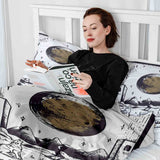 Set di biancheria da letto con coperta terapeutica Lupo e Luna