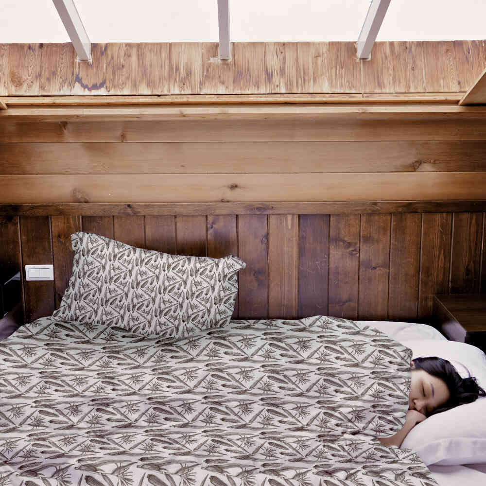 Coperta terapeutica originale - Rivestimento in cotone bianco con mais