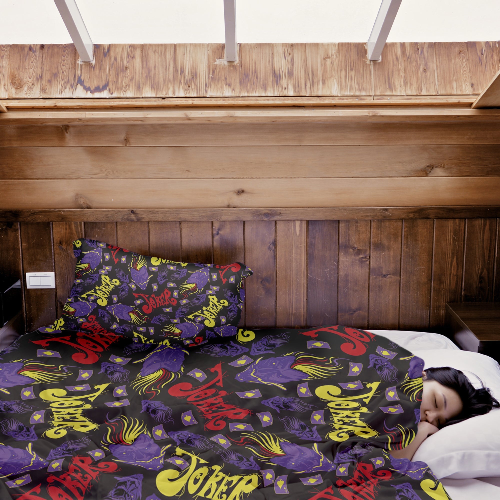 Set di biancheria da letto con coperta terapeutica Joker