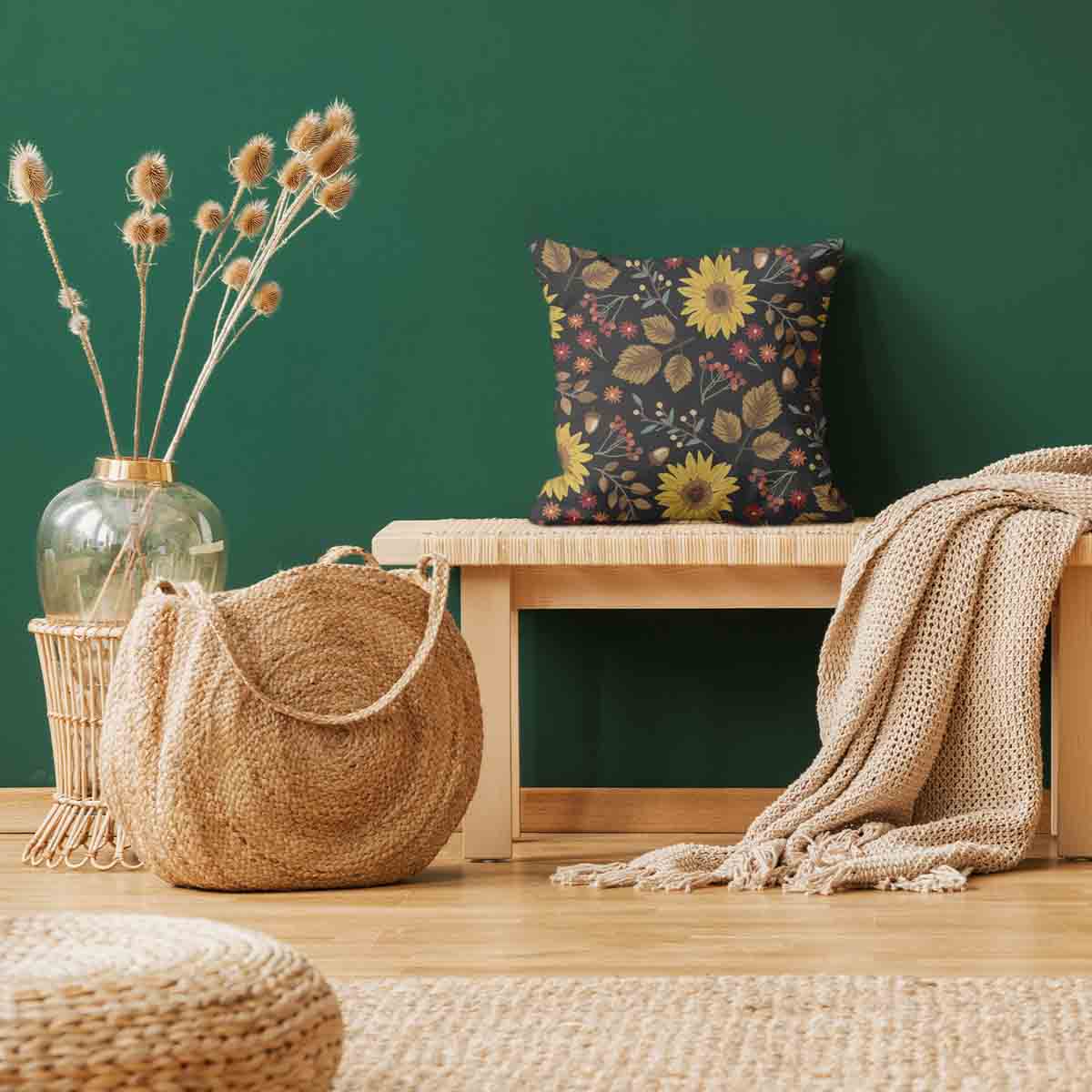 Cuscino sanitario con girasole