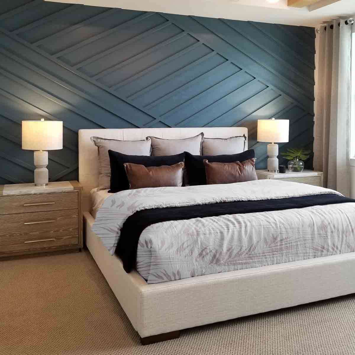 Coperta terapeutica originale - Rivestimento in cotone bianco con foglie viola