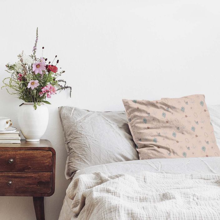 Cuscino salute rosa piante