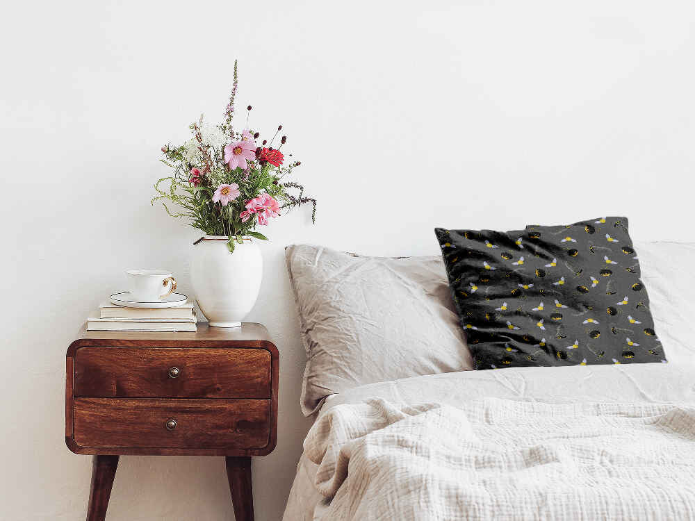 Cuscino salute grigio cappello magico