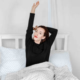Set di biancheria da letto con coperte terapeutiche bianco con triangoli grigi