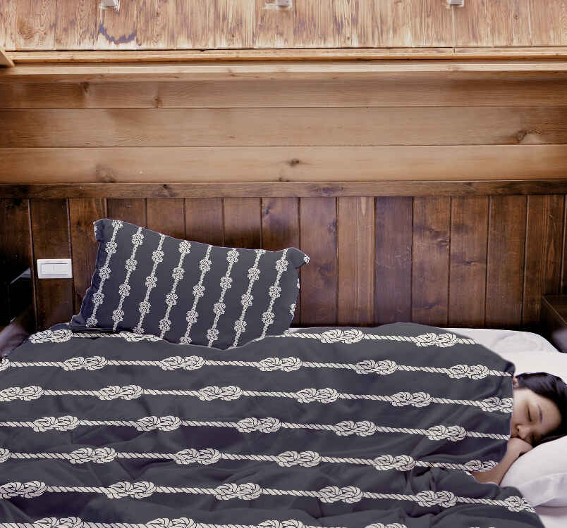 Coperta terapeutica originale - Rivestimento in cotone Nodo marinaresco