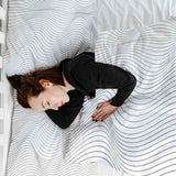 Coperta terapeutica originale - Rivestimento in cotone Onde radio nere