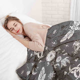 Set di biancheria da letto con coperta terapeutica Libellula spaventosa