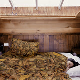 Set di biancheria da letto con coperte terapeutiche foglie autunnali