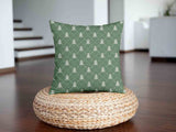 Cuscino salute verde con alberi di abete