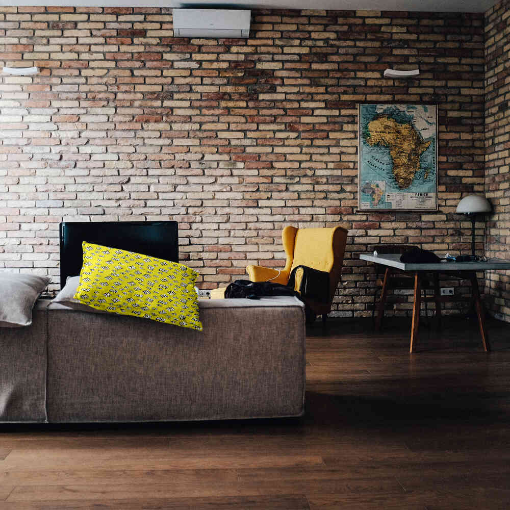 Cuscino salute giallo Ha Ha