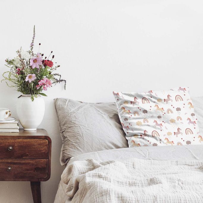 Cuscino salute unicorno