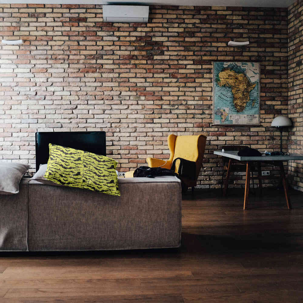 Cuscino salute giallo pipistrello