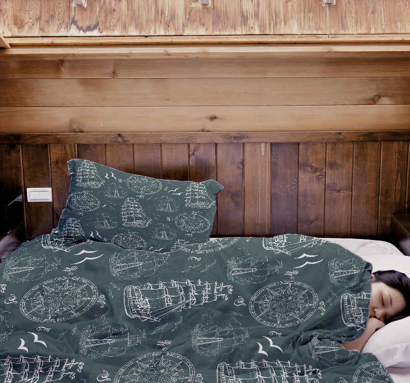 Set di biancheria da letto con coperte terapeutiche e navi