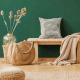 Cuscino sanitario beige con serpente
