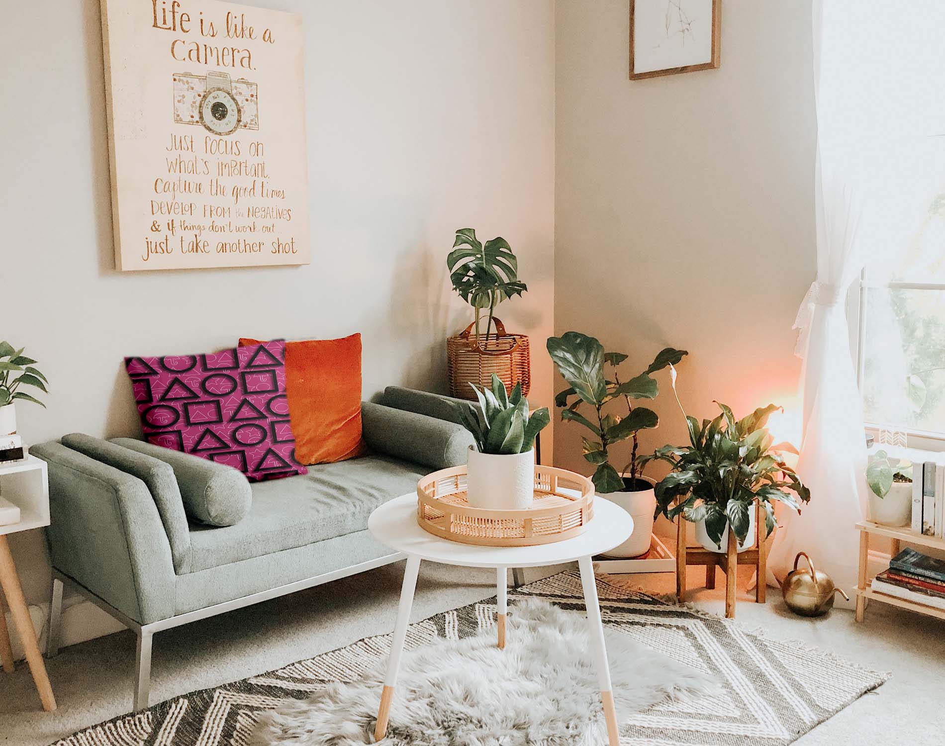 Cuscino salute Pink Squid