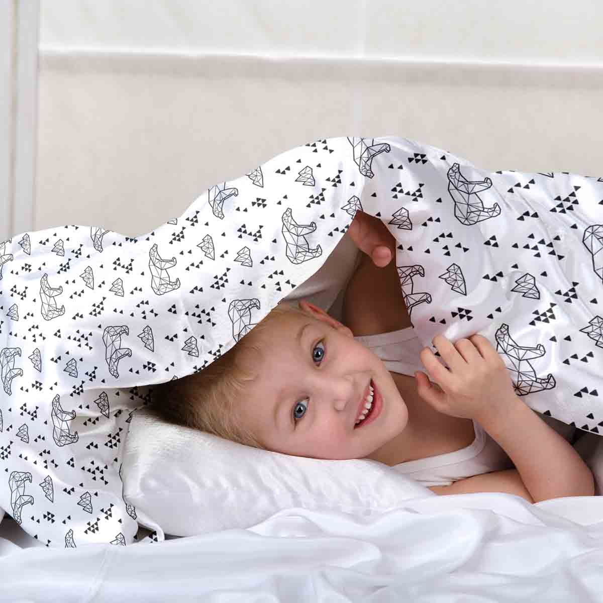 Set di biancheria da letto con coperta terapeutica Polo Nord