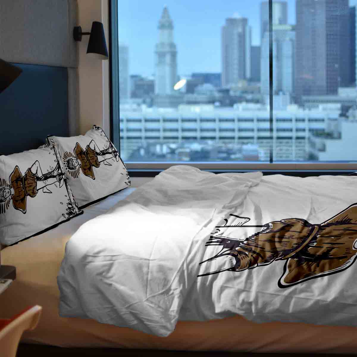 Set di biancheria da letto con coperta terapeutica L'Appeso