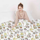 Coperta terapeutica originale - Rivestimento in cotone bianco per giardinaggio