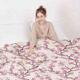 Set copripiumino coperta terapia fioritura di ciliegio giapponese