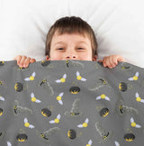 Set di biancheria da letto con coperta terapeutica grigio Zauberhut