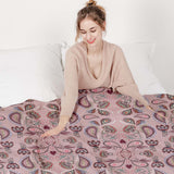 Coperta terapeutica originale - Rivestimento in cotone Mandala rosa