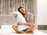 Cuscino sanitario righe grigio chiaro