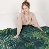 Coperta terapeutica originale - Rivestimento in cotone con rami di abete verdi