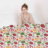 Set di biancheria da letto con coperte terapeutiche e verdure