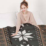 Set di biancheria da letto a righe con stelle per coperte terapeutiche