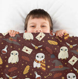 Set di biancheria da letto con coperta terapeutica marrone Hedwig