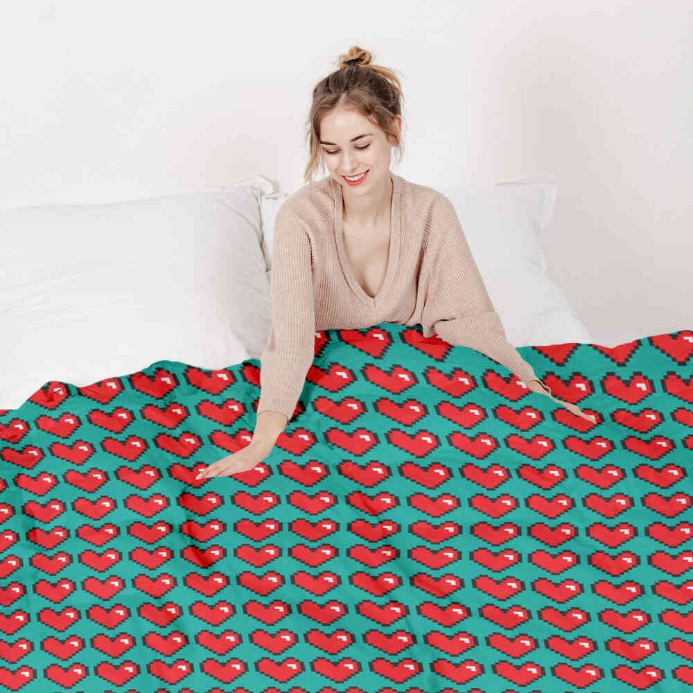 Coperta terapeutica originale - Rivestimento in cotone Computer Love