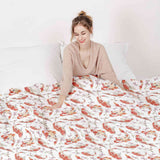 Set di biancheria da letto con coperta terapeutica Carpa Arancione