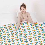 Coperta terapeutica originale - Rivestimento in cotone LOVE IS LOVE