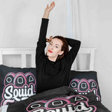 Coperta terapeutica originale - Rivestimento in cotone nero Squid
