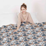 Coperta terapeutica originale - Rivestimento in cotone con fiori