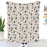 Coperta terapeutica originale - Rivestimento in cotone animali della foresta