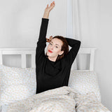 Set di biancheria da letto con coperte terapeutiche con cerchi arancioni
