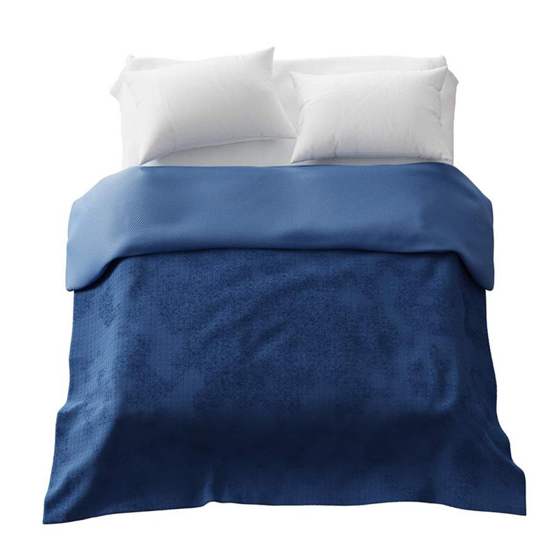Coperta terapeutica originale - Copertura 4 stagioni in blu