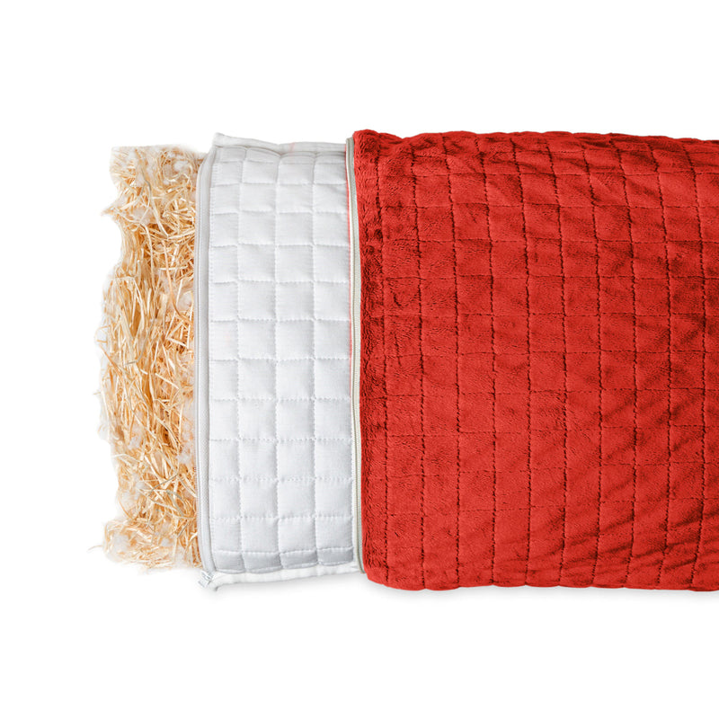 Cuscino sanitario rosso per adulti