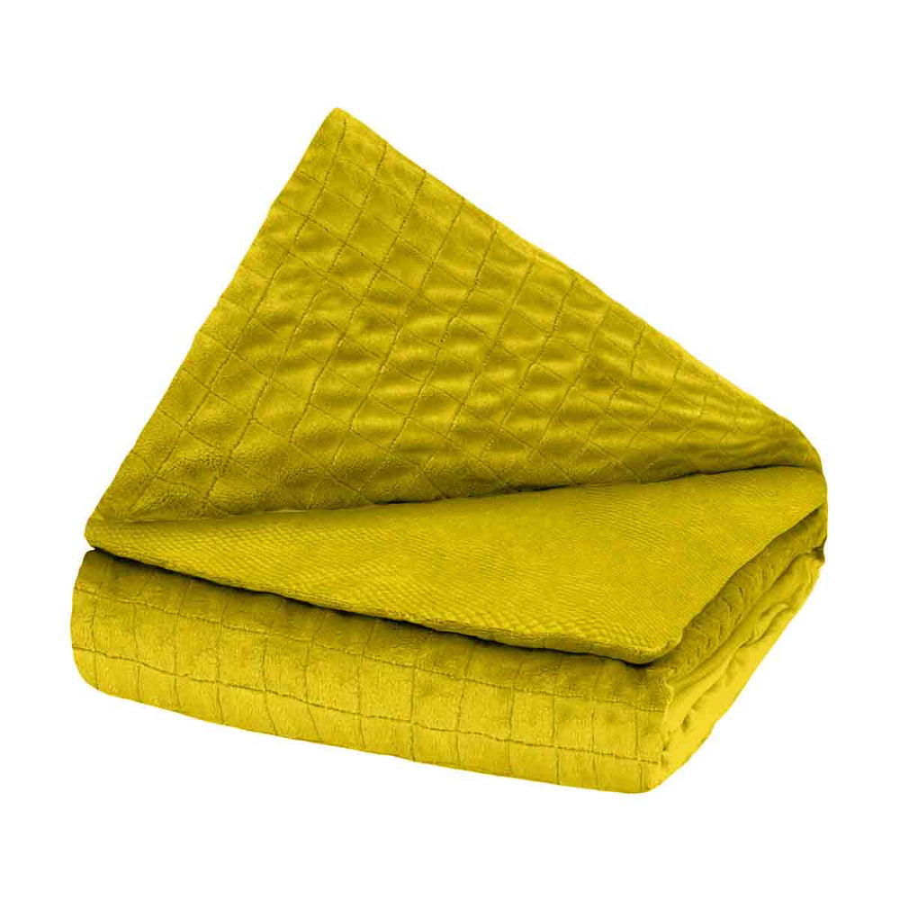 Coperta terapeutica originale - Coperta ponderata con rivestimento 4 stagioni in limone per adulti