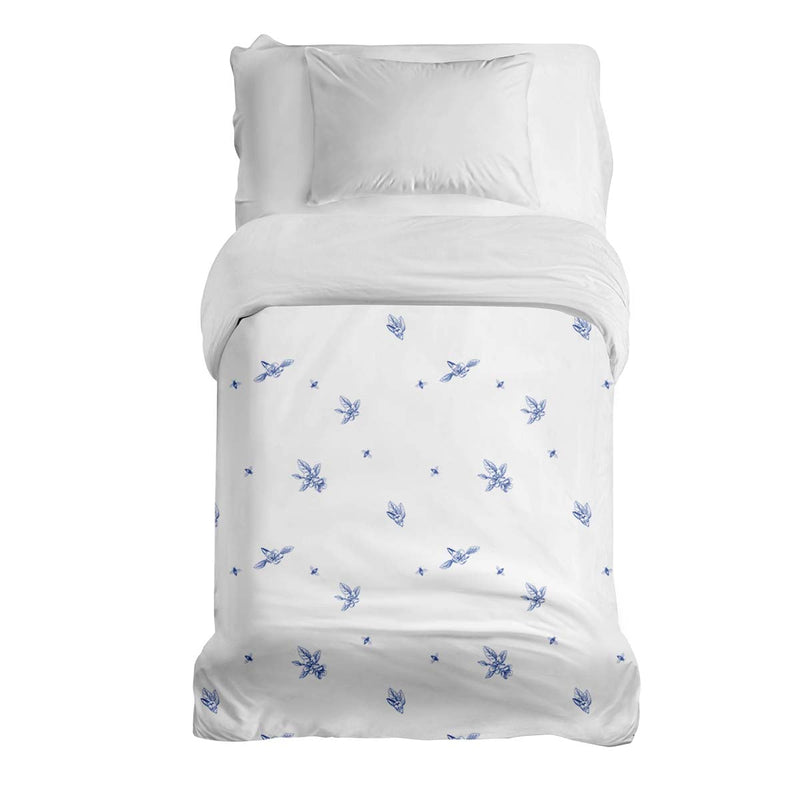 Coperta terapeutica originale - Rivestimento in cotone Fiore blu