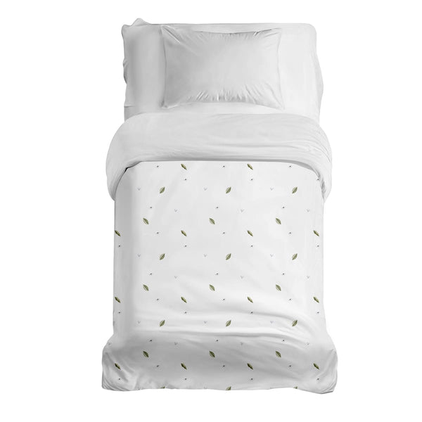 Coperta terapeutica originale - Rivestimento in cotone Foglie verdi