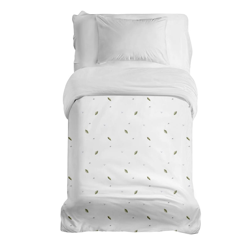 Coperta terapeutica originale - Rivestimento in cotone Foglie verdi