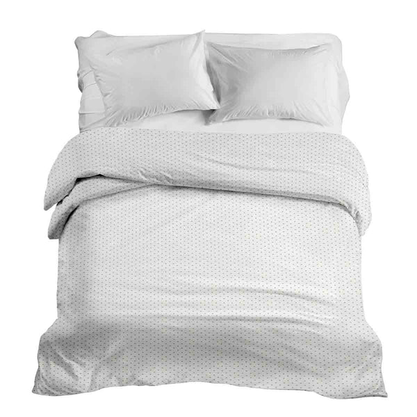 Coperta terapeutica originale - Rivestimento in cotone bianco con puntini dorati