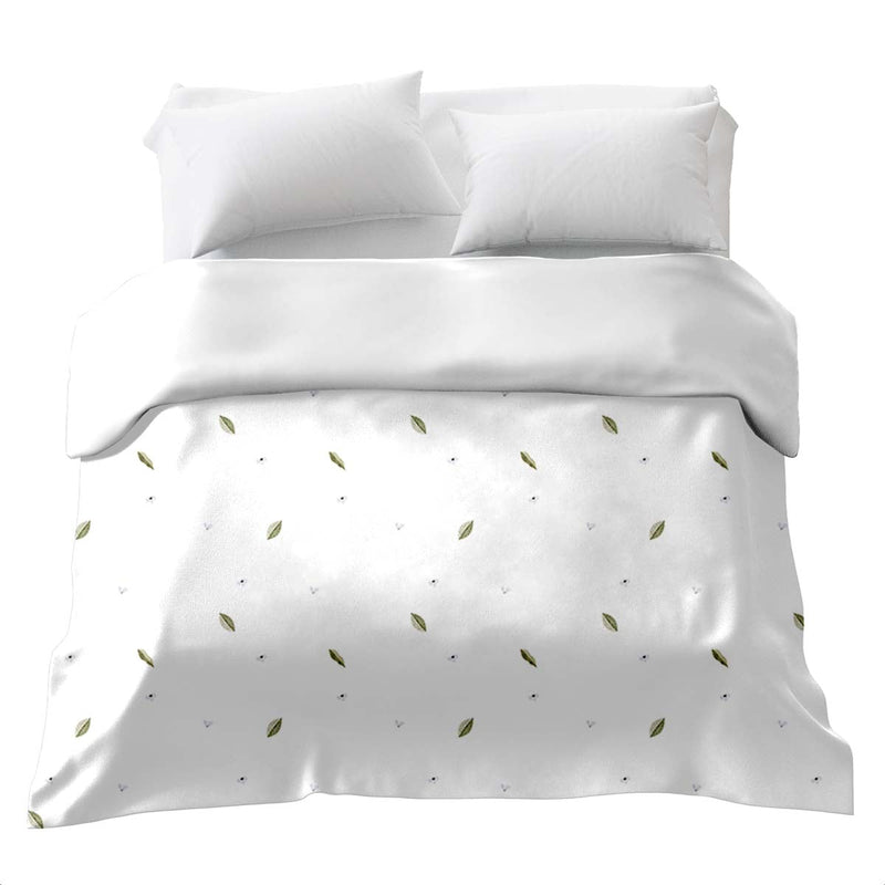 Coperta terapeutica originale - Rivestimento in cotone Foglie verdi