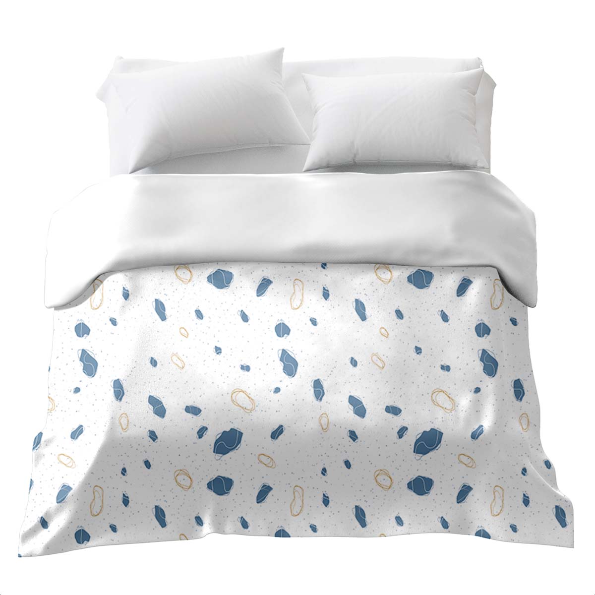 Coperta terapeutica originale - Rivestimento in cotone forme blu