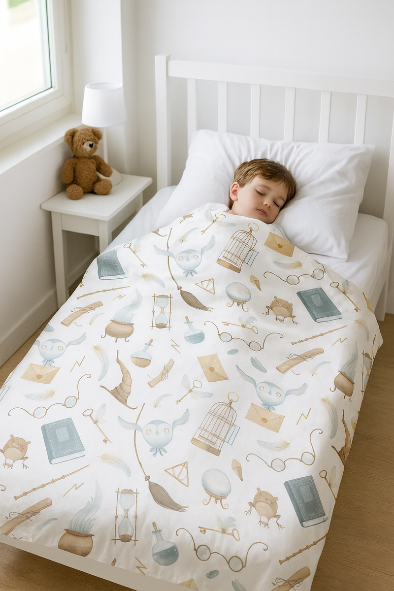 Coperta terapeutica originale - Coperta ponderata Magiche cose con rivestimento in cotone per bambini e adulti