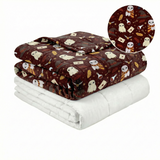Coperta terapeutica originale - Magia Hedwig Coperta ponderata con rivestimento in cotone per bambini e adulti