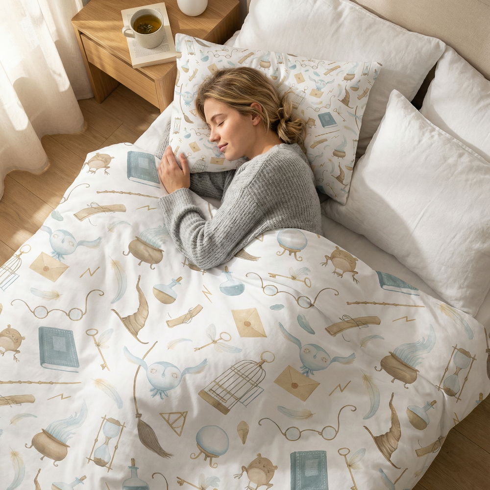 Coperta terapeutica originale - Coperta ponderata Magiche cose con rivestimento in cotone per bambini e adulti