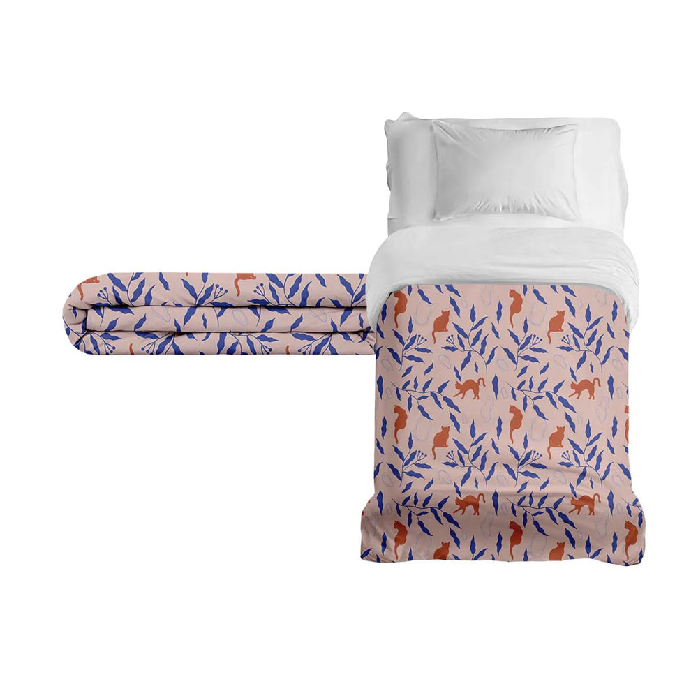 Coperta terapeutica originale - Coperta ponderata con gatto rosso e rivestimento in cotone per bambini